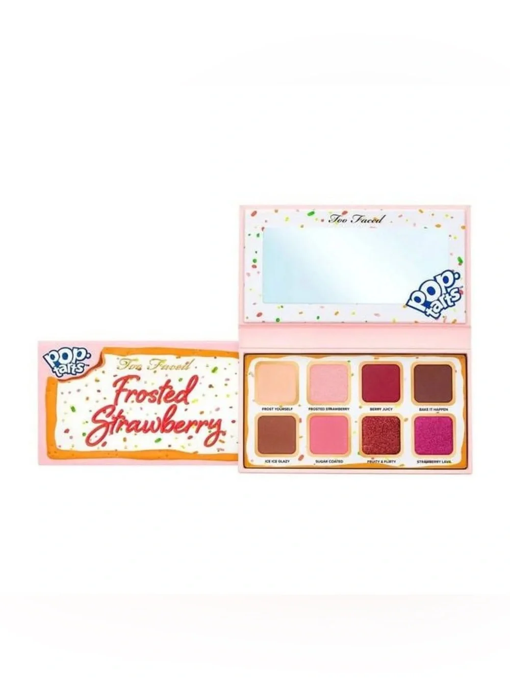 NIB Too Faced Pop-Tarts Frosted Strawberry Mini Eyeshadow Palette